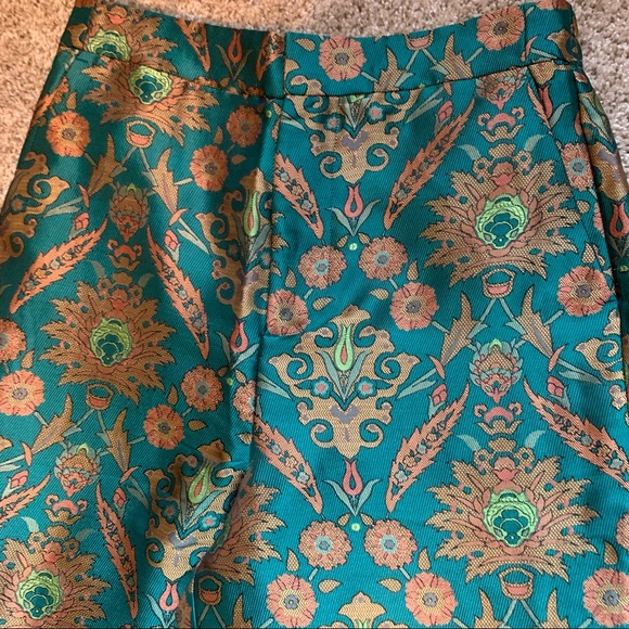 SOLD ANTHROPOLOGIE MAEVE Melyssa Jaquard Trouser S - Picture 8 of 16